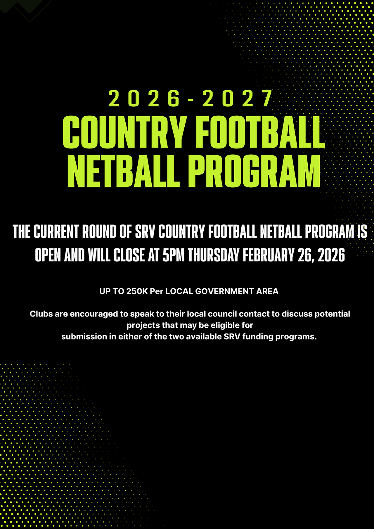 Telstra Footy Grants