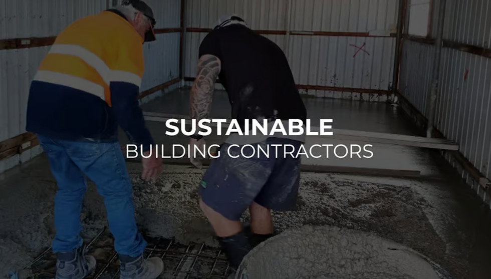 Sustainable building contractors