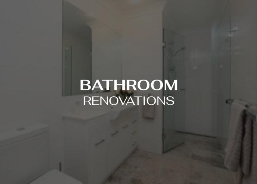 Bathroom renovations