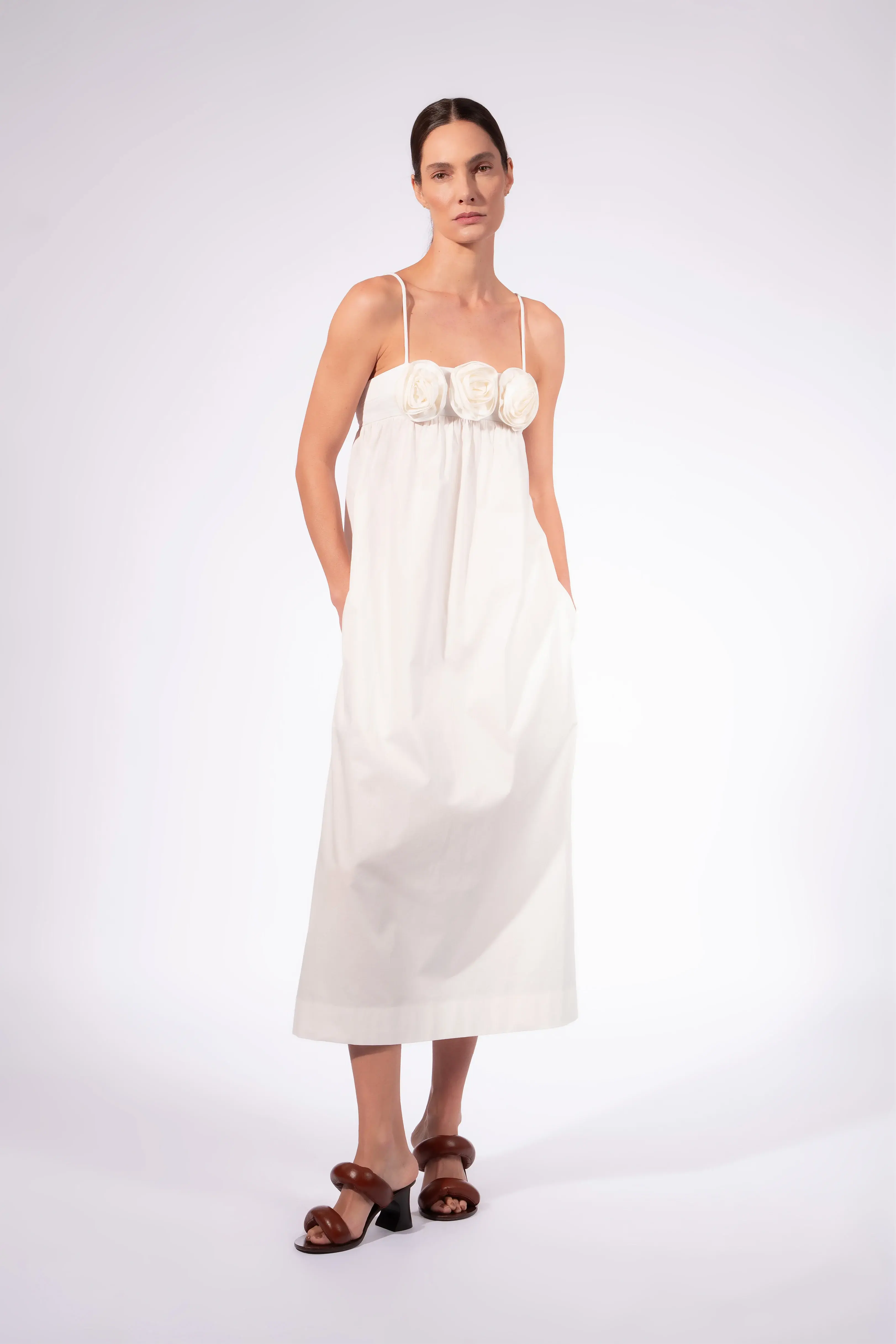 VESTIDO MIDI FLOWERS