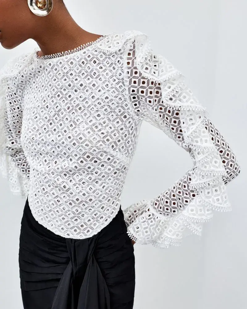 Miniatura: VESTIDO ORGANZA GRID EDEN