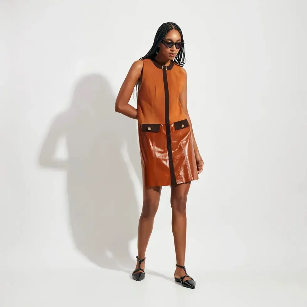 Miniatura: VESTIDO COURO CLEO