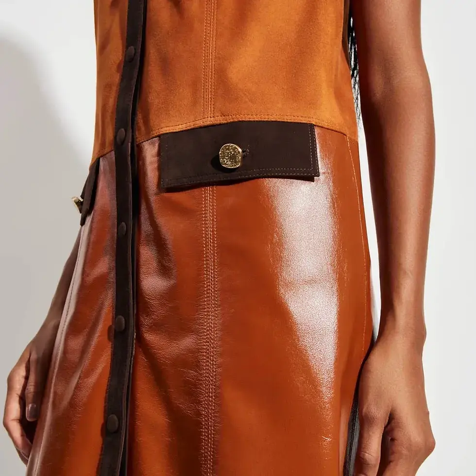 Miniatura: VESTIDO COURO CLEO