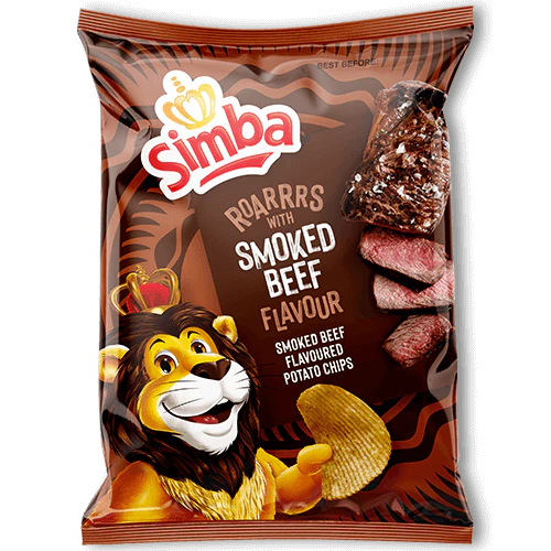 Simba Smoked Beef Chips Safari Meats