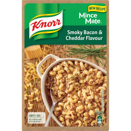 Knorr Smokey Bacon & Cheddar Mince Mate 230g Safari Meats