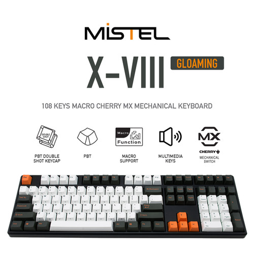 mi♡ Mistel X-VIII Macro Mechanical Keyboard, Gloaming | Keymecher