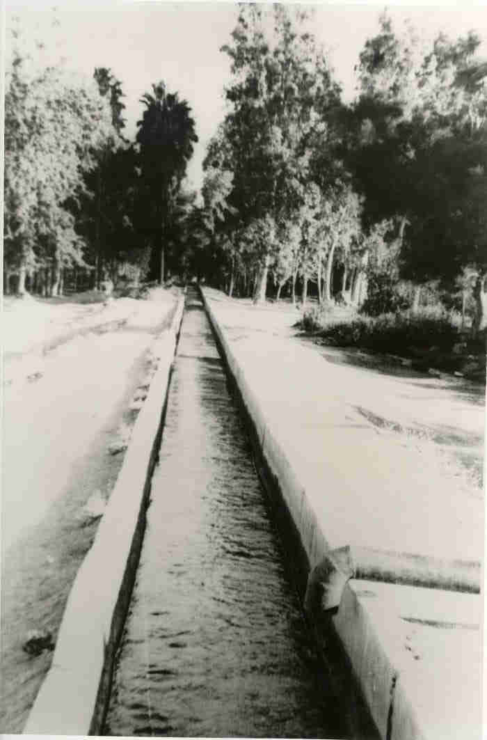 תעלת המים ההסטורית הזכורה לתושבי בית שאן היהודית הובילה את מי עין מודע ולא את מי האסי. קיבוץ ניר דוד לא הטה את מי תעלה זו ואף תעלה אחרת.