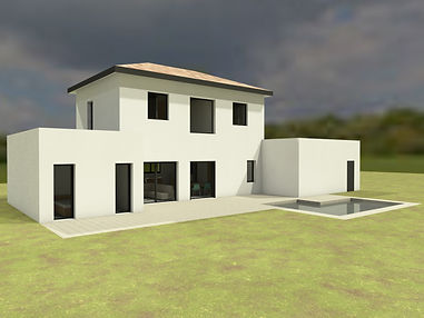 Visuel extérieur d'une maison individuelle