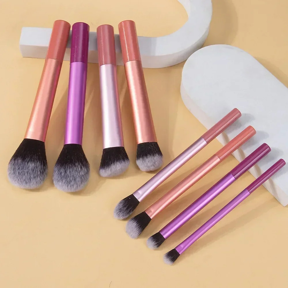 Thumbnail: 7/8pcs Makeup Brush Kit Soft Synthetic Hair Make Up Brushes Foundation Blush