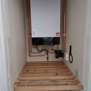 Viessmann 100w 30kw combi install