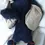 Thumbnail: Small Sensory Snuggle Bunny & Extra-Large Embroidered Cotton Blanket Combo