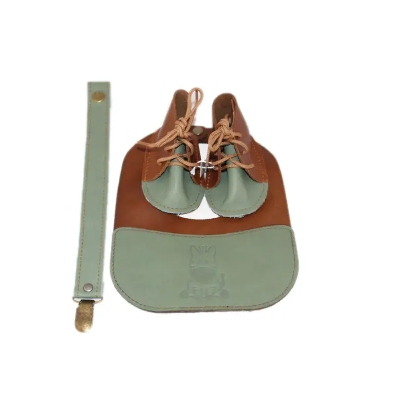 Thumbnail: Bib Combo - Vellies, Bib & Dummy Strap
