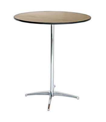 36" Round High Top Cocktail Table