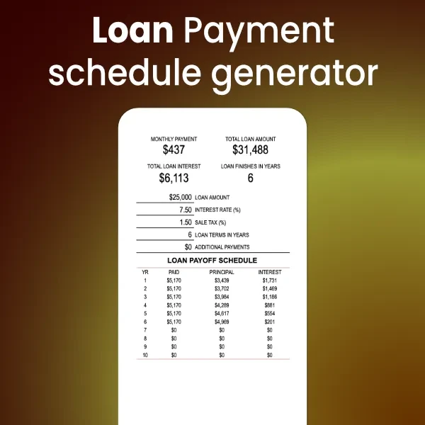 loan-payment-schedule-generator