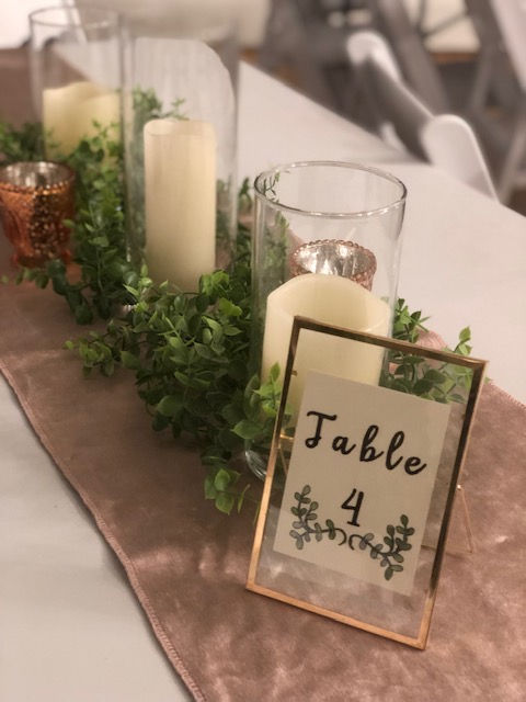 Thumbnail: Gold Glass Table Numbers
