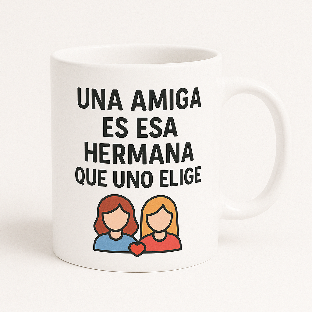 UNA AMIGA ES ESA HERMANA QUE UNO ELIGE
