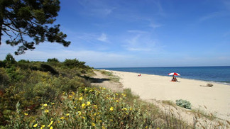 Plage de sable fin de la Costa Serena