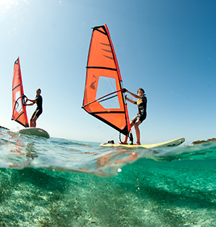 Plage à voile