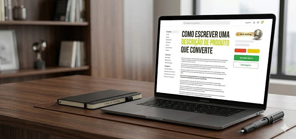 Aprenda a Escrever Uma Descrição De Produto Que Converte