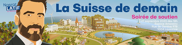 Soirée de soutien Nasrat Latif au Conseil national