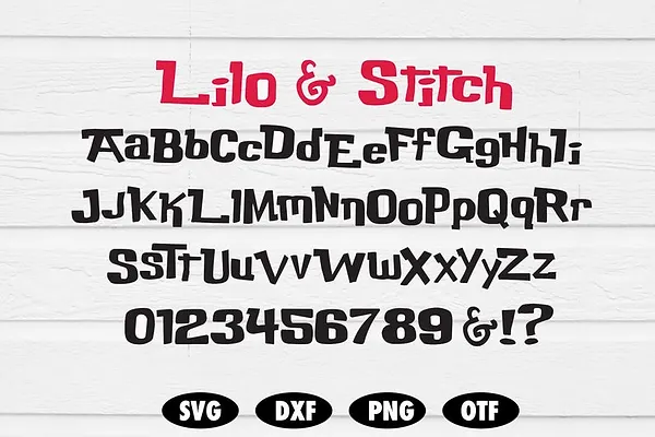 Download Lilo And Stitch Font Svg Lilo And Stitc Fontsvg