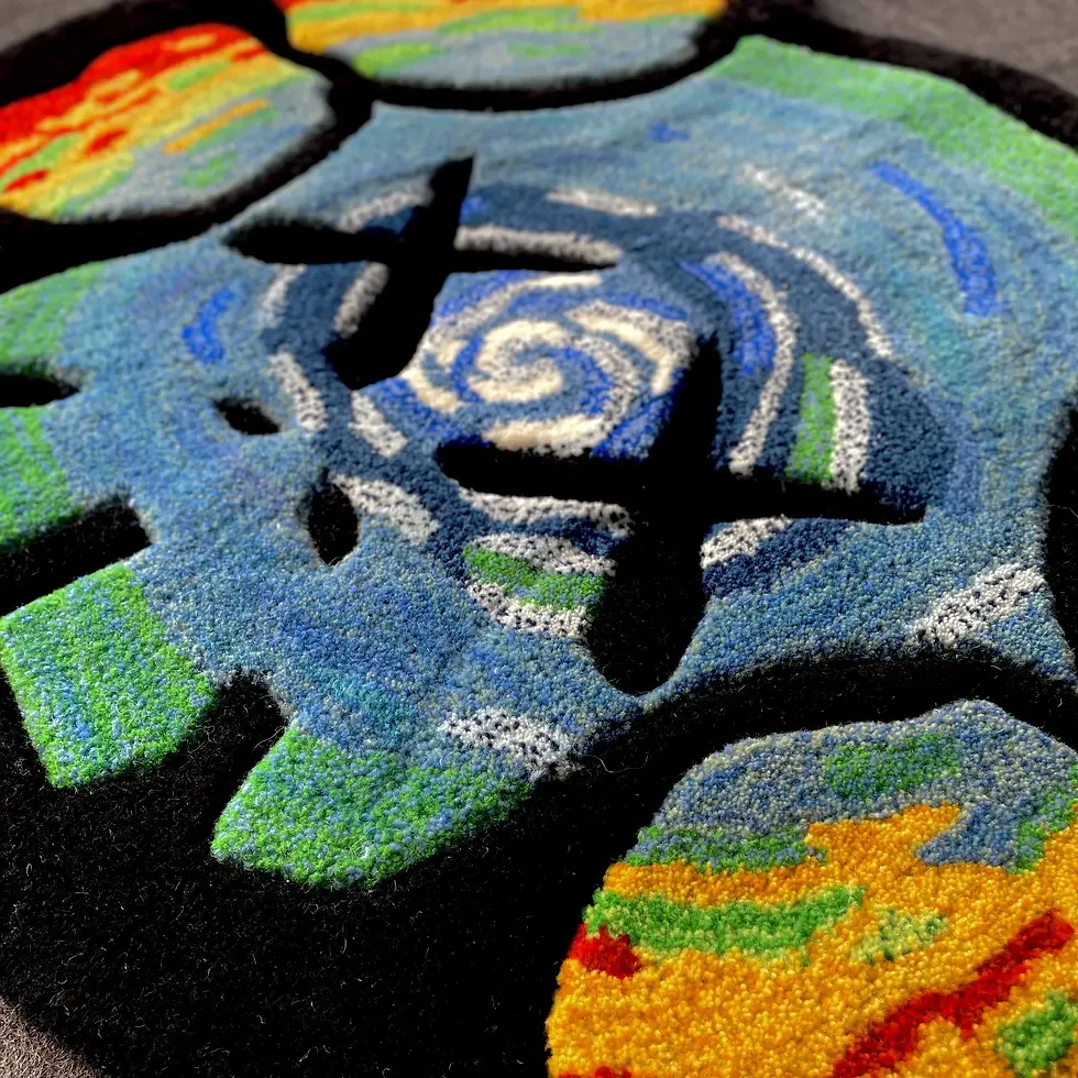 Thumbnail: Kaws Trippin Hand-Tufted Rug