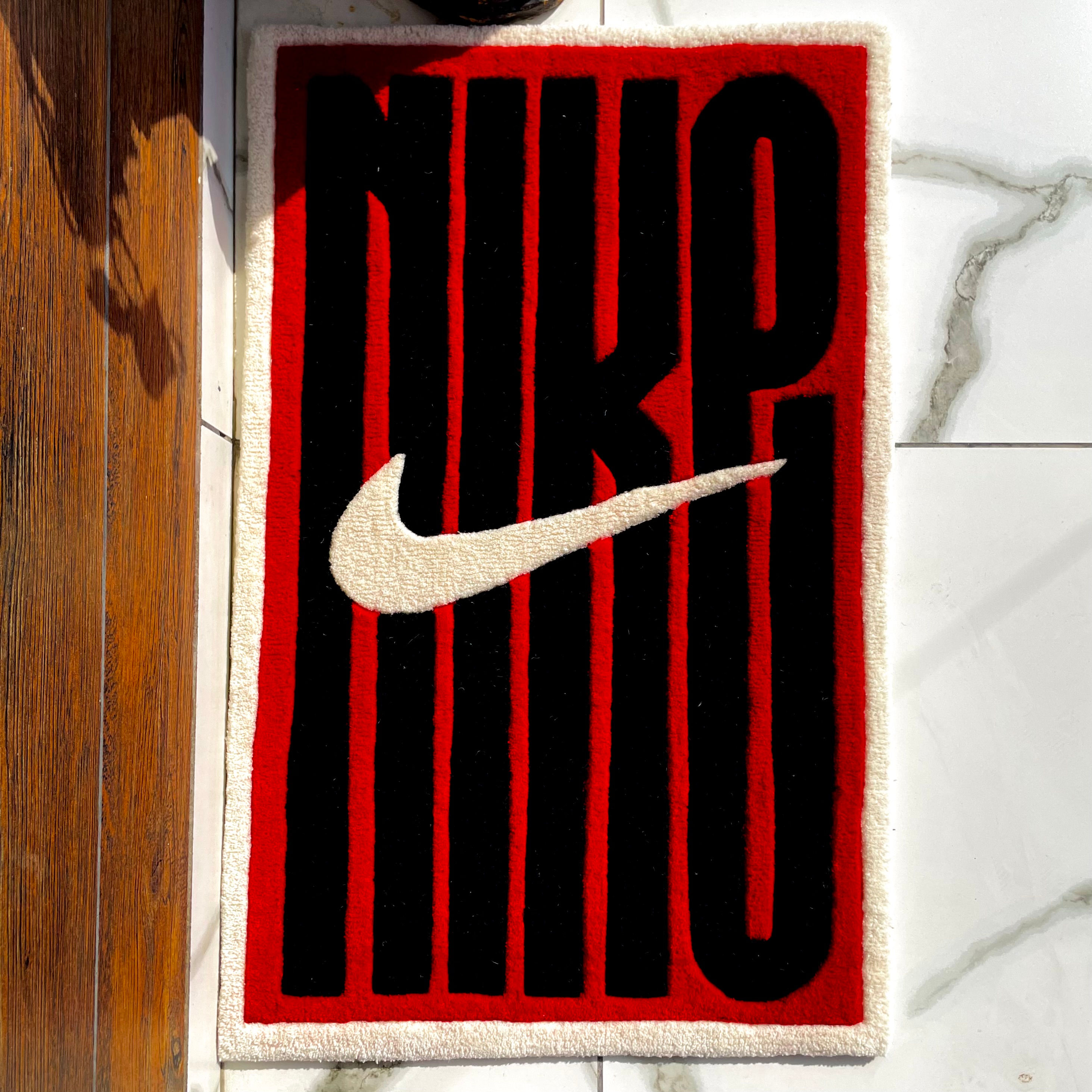 Nike Linear Typography Rug