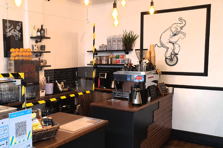 Independent Coffee Shop Bob's Your Uncle Coffee England