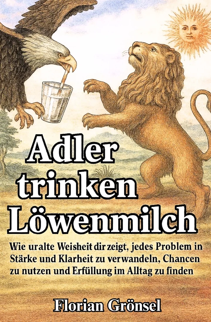 Originalcover Adler trinken Löwenmilch