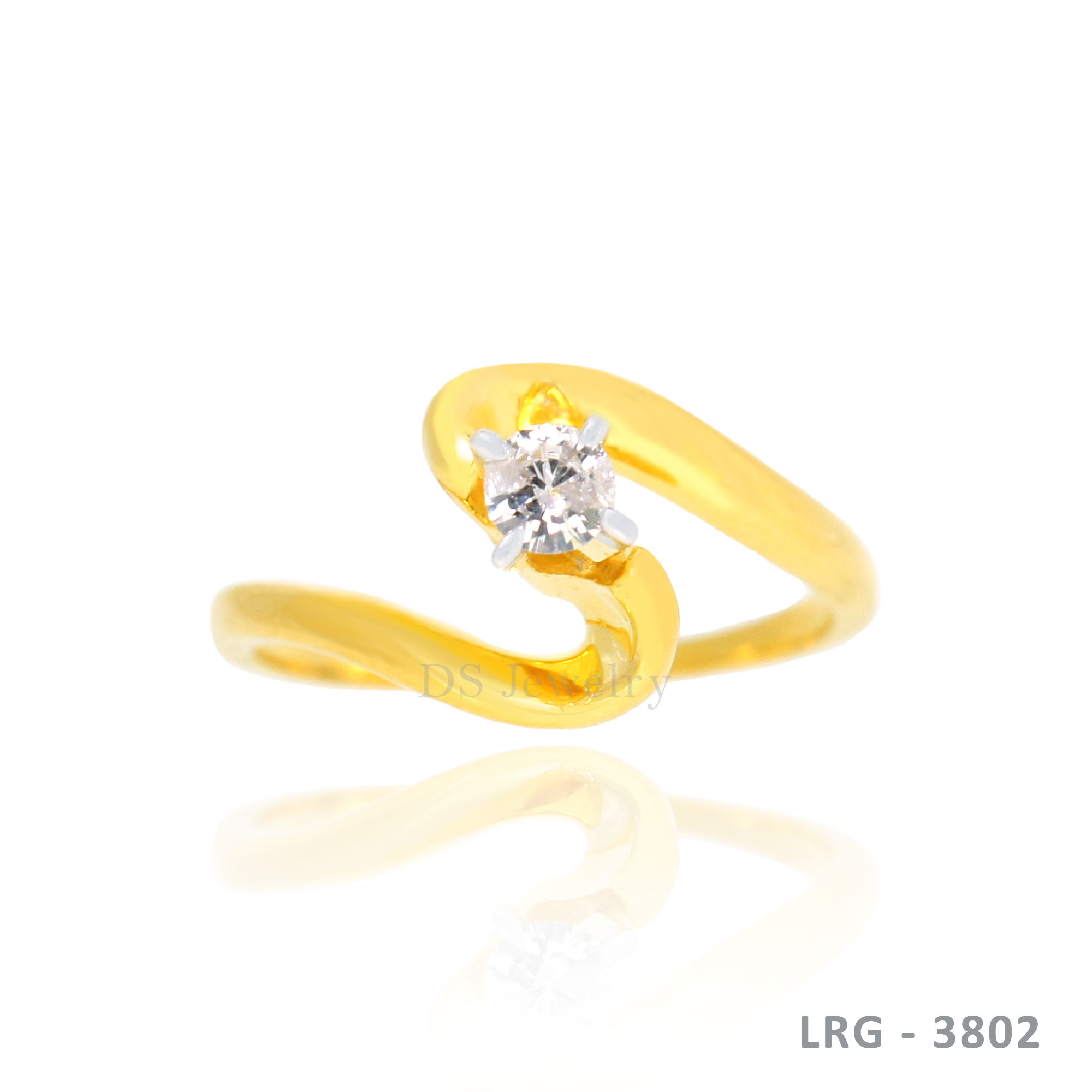 14K-YG Diamond Ring