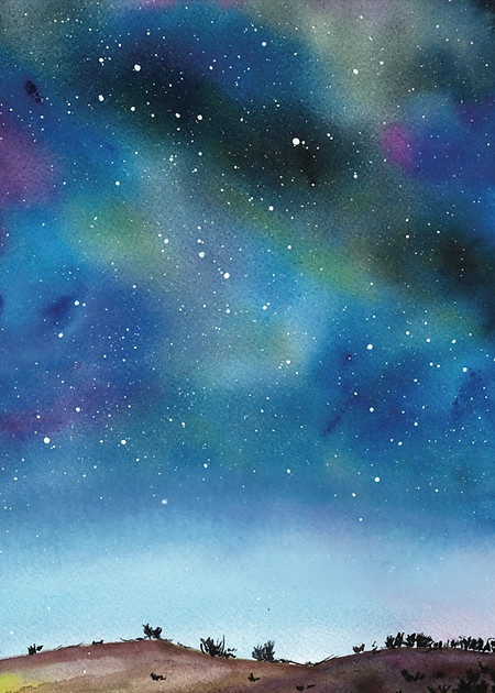 Oracle Card Creativity by Lu Camy - Watercolor Illustration