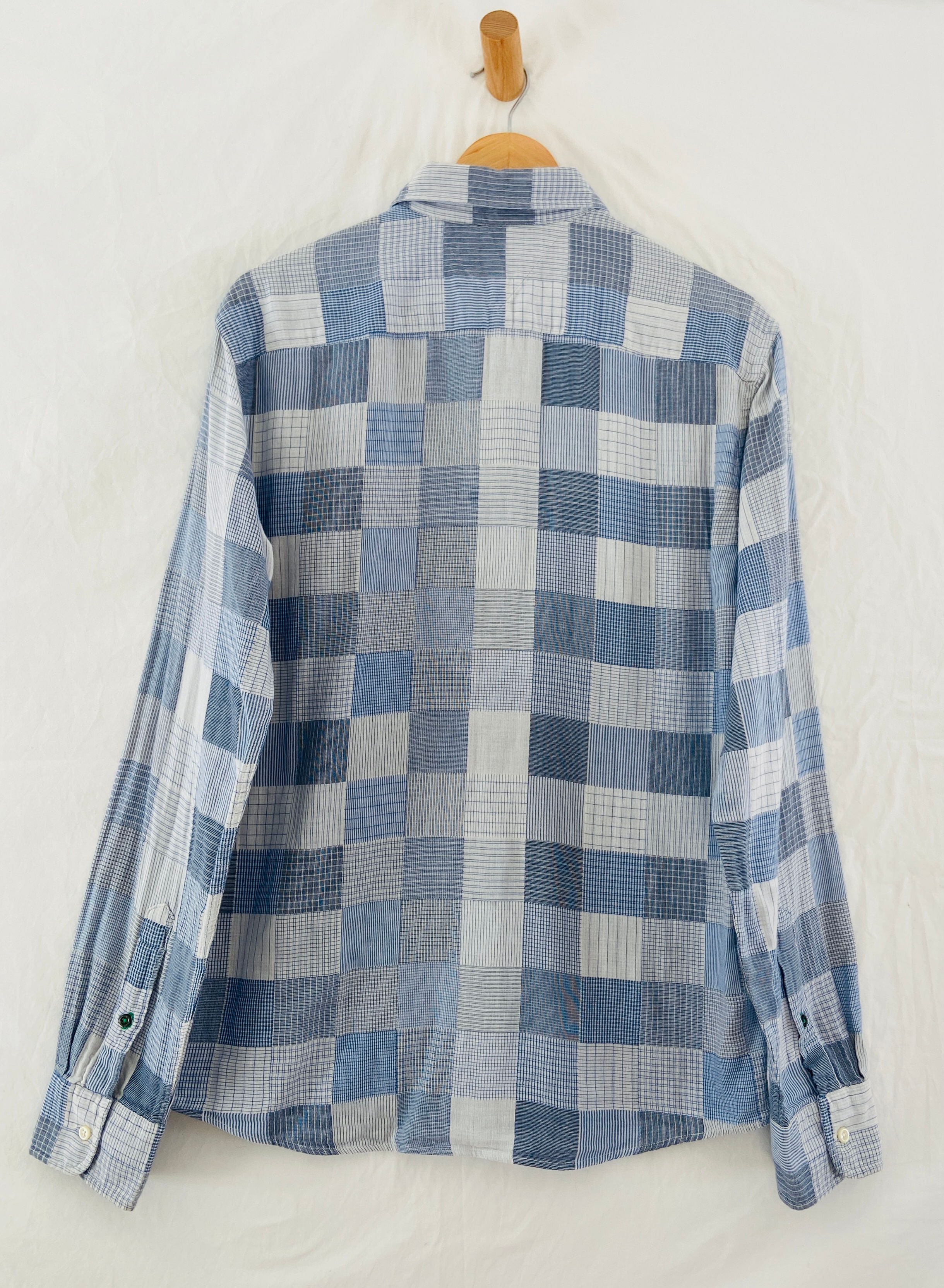 TOMMY HILFIGER CHECK PATCHWORK SHIRT