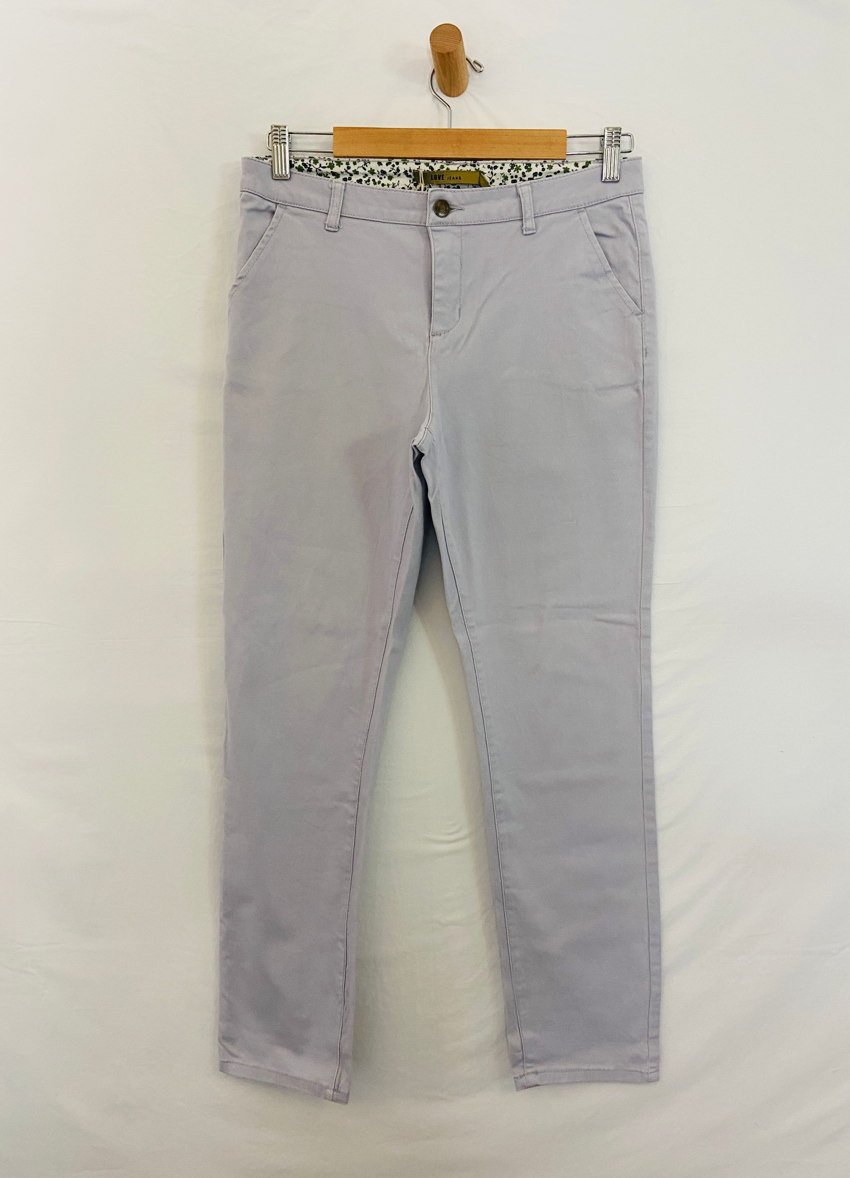 LOVE-VIOLET COTTON CHINOS SIZE 12