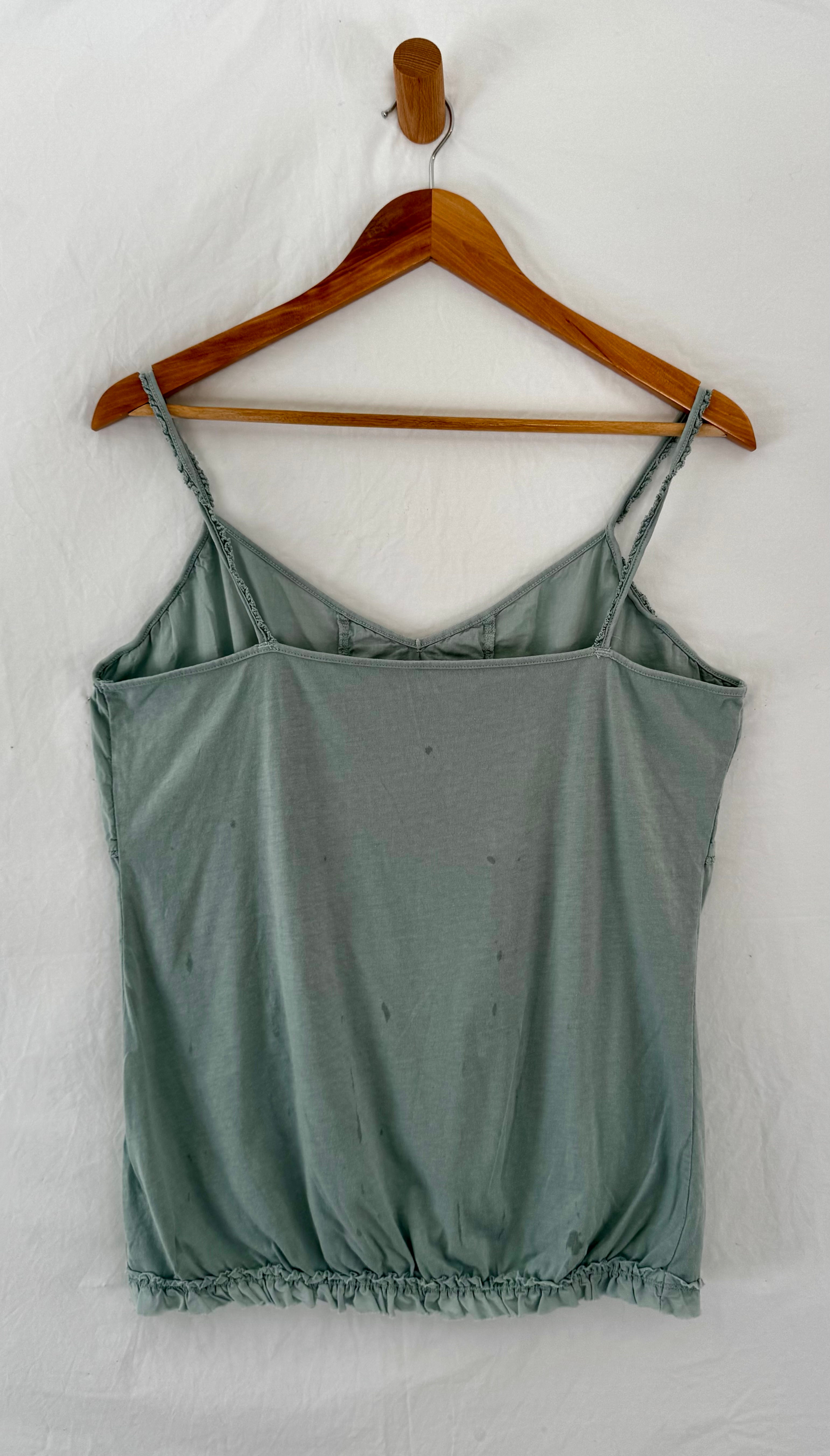 NEXT mint green jersey cami size 16