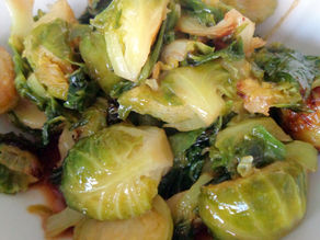 Maple Butter Brussels Sprouts