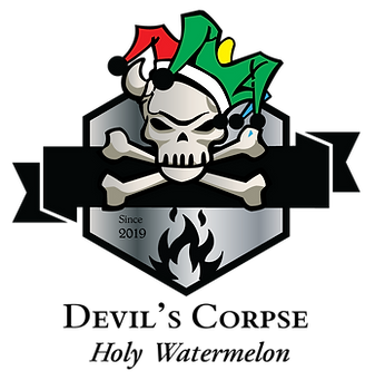 Devil's Corpse, Amber Scream Vodka, Logo