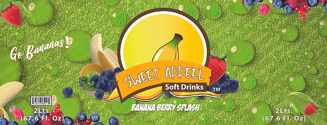 Sweet Appeel 2 Liter Label Mockup