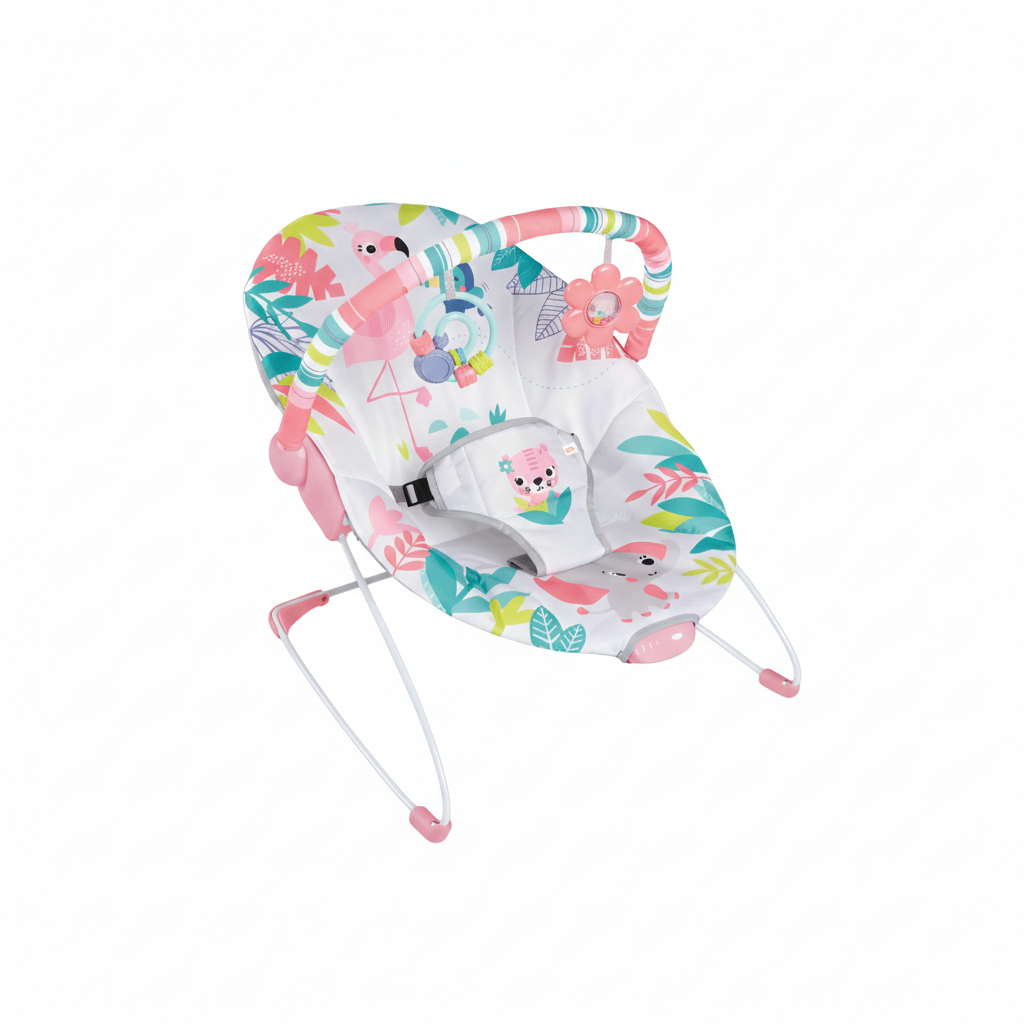 Silla vibradora FLAMIN de Bright Starts.