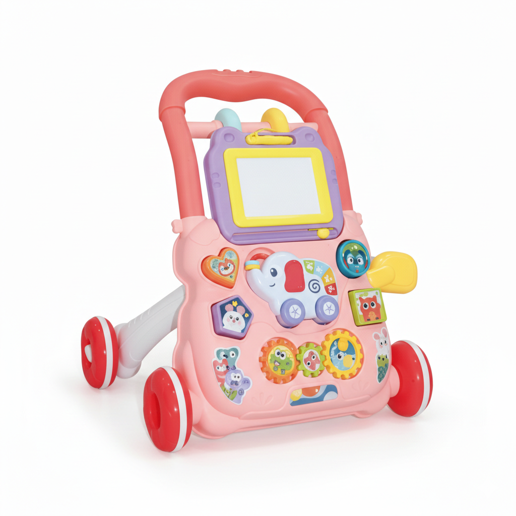 Pre-caminador PASITOS bebesitos (Color Rosado).