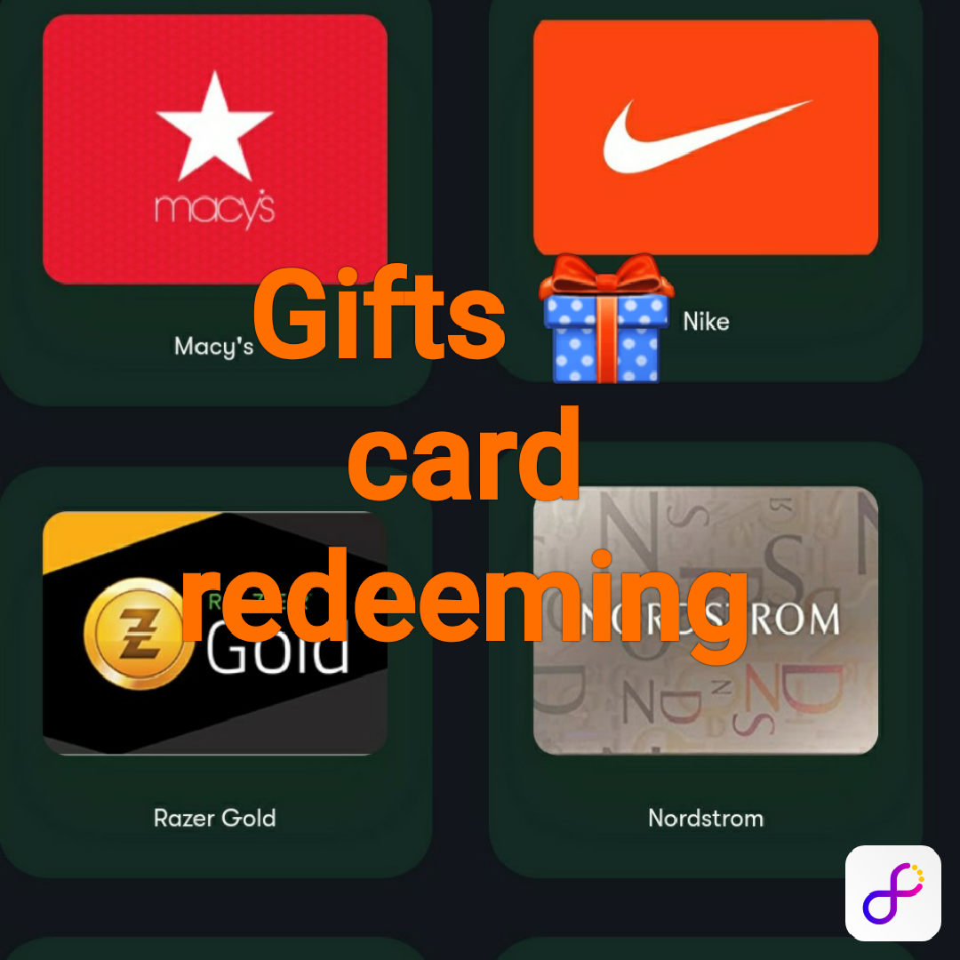 Gifts 🎁 card redeeming 