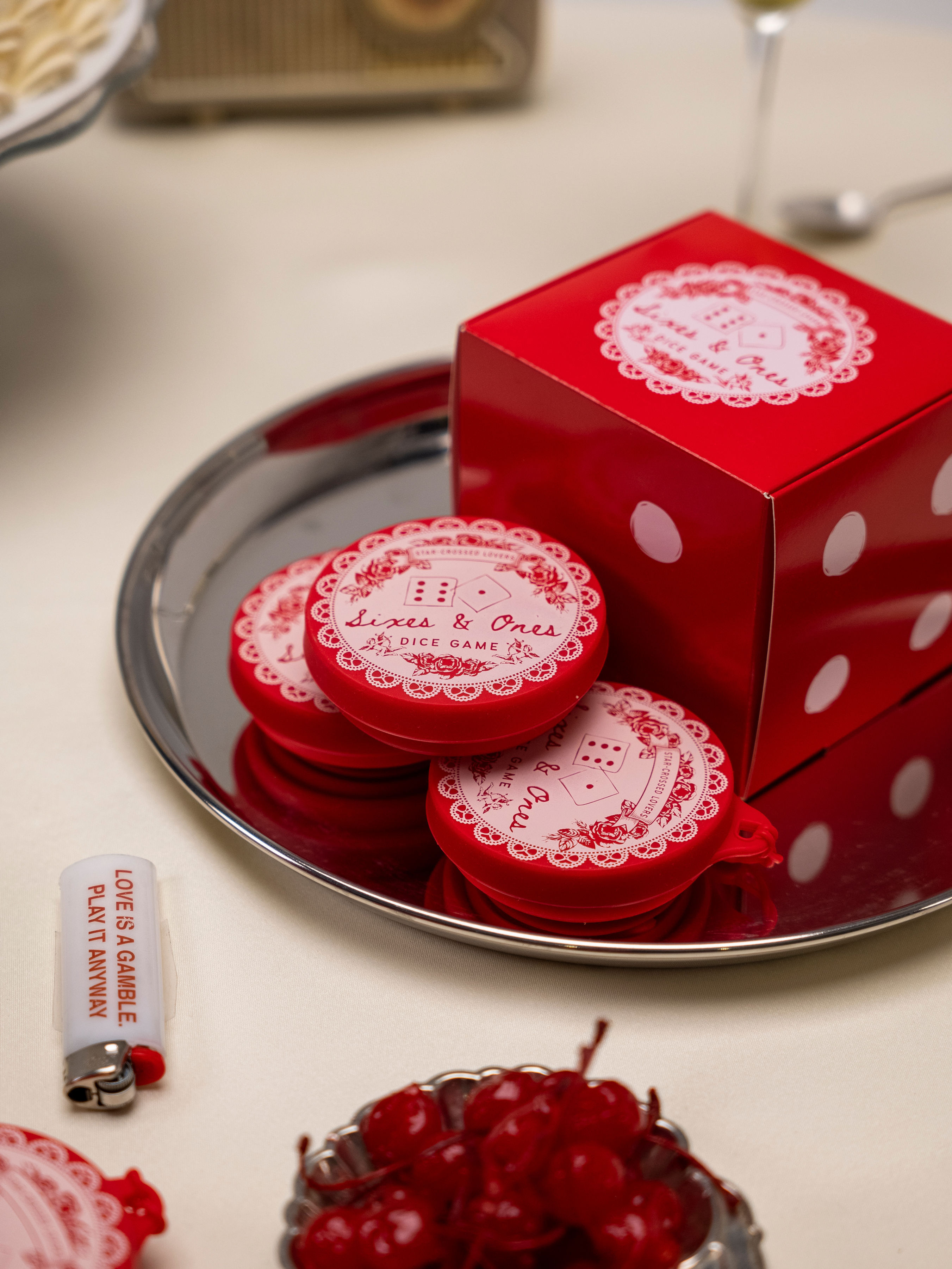 Star-Crossed Lovers Sixes & Ones Dice Game