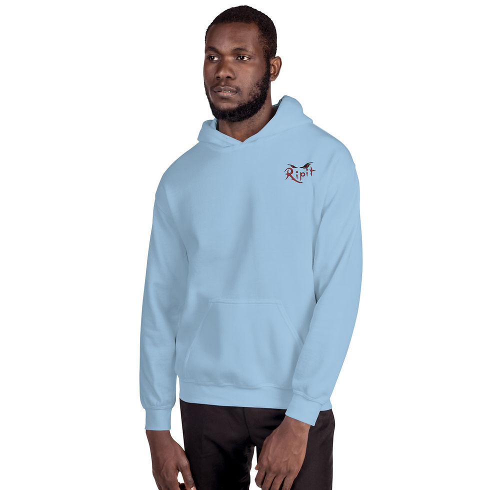 Thumbnail: Ripit White & Red Unisex Hoodie