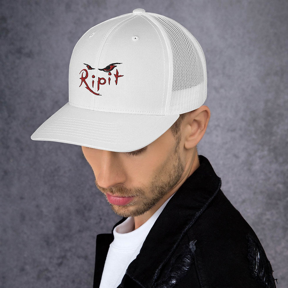Thumbnail: White Ripit Trucker Cap