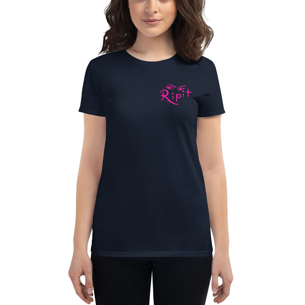 Thumbnail: Pink Ripit Women's short sleeve t-shirt