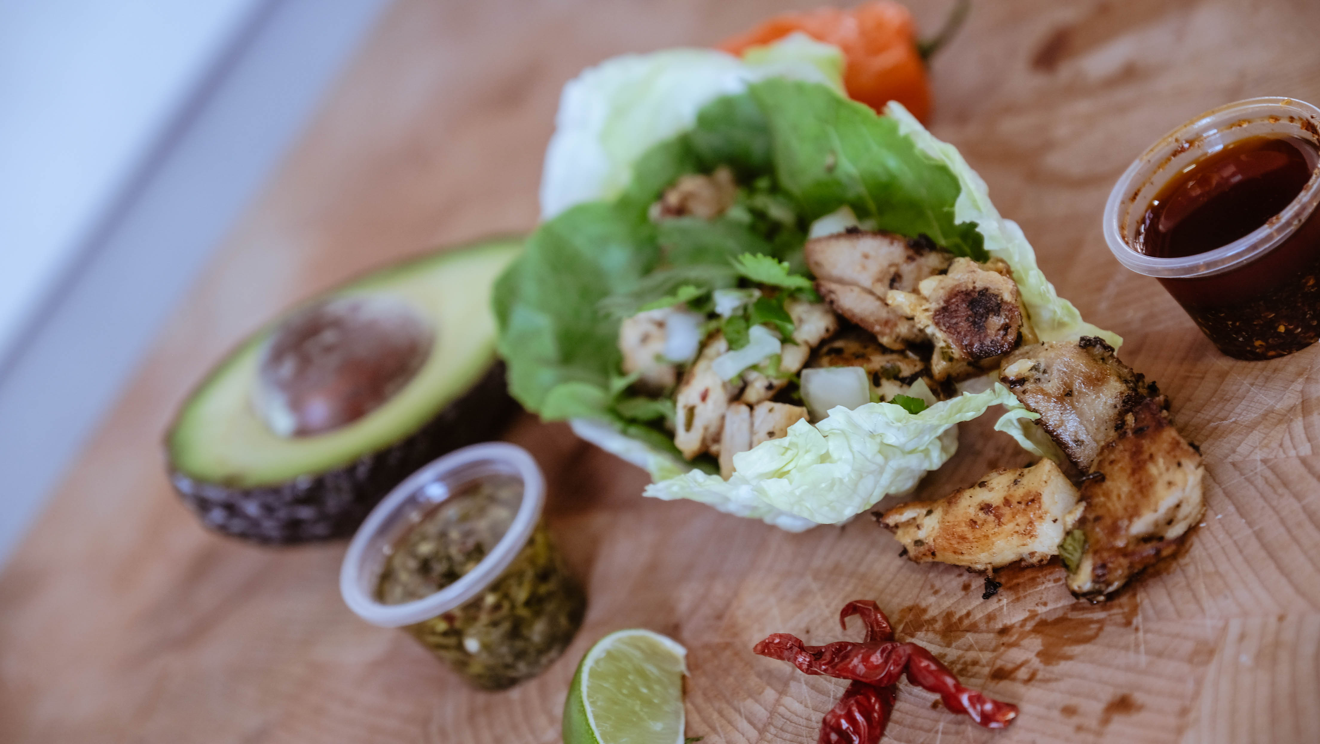 Arranged Food and Objects