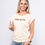 Miniatura: Extended Shoulder Tee HAPPINESS BLISS