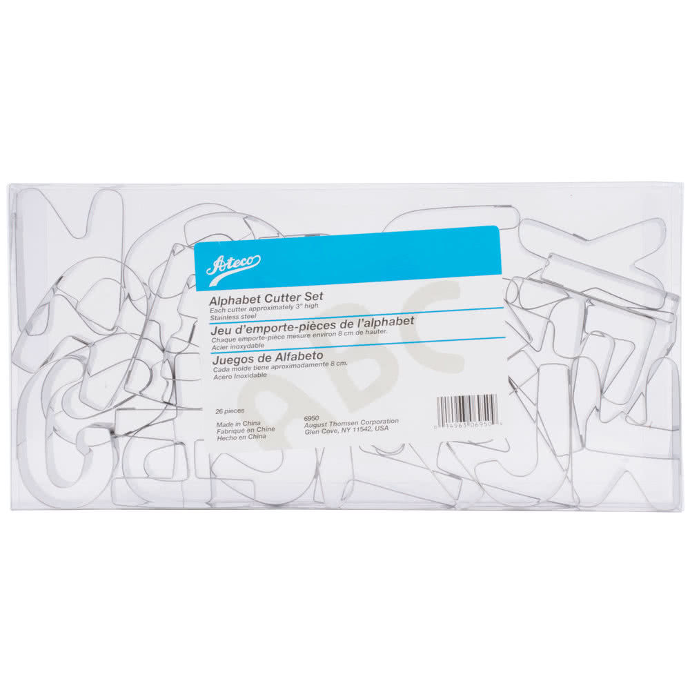 ATECO ALPHABET CUTTER SET