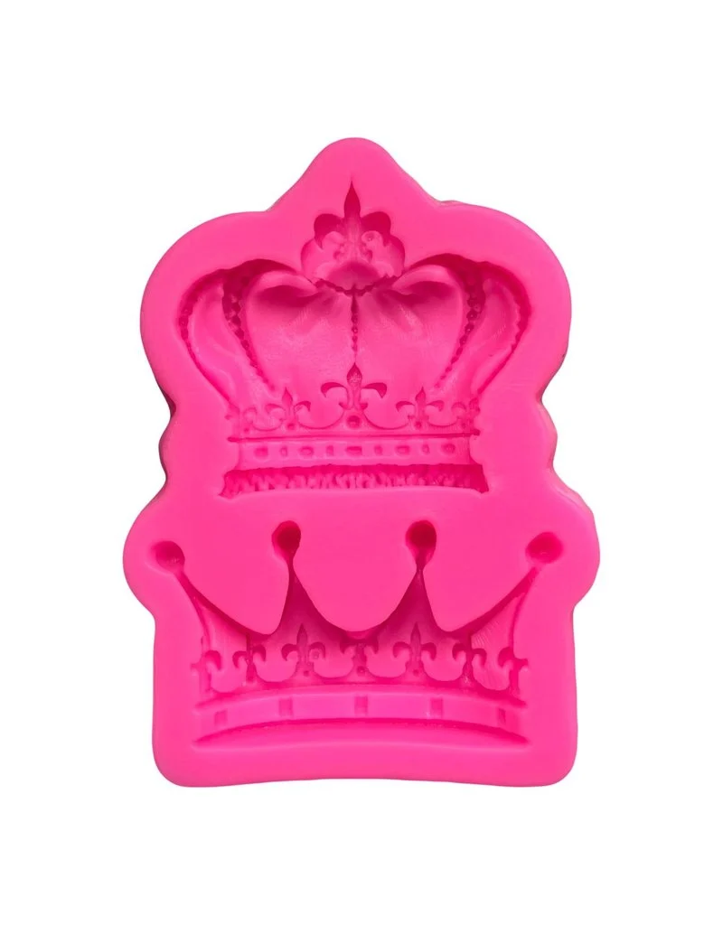 SILICONE MOLD KINGQUEEN CROWN katycake