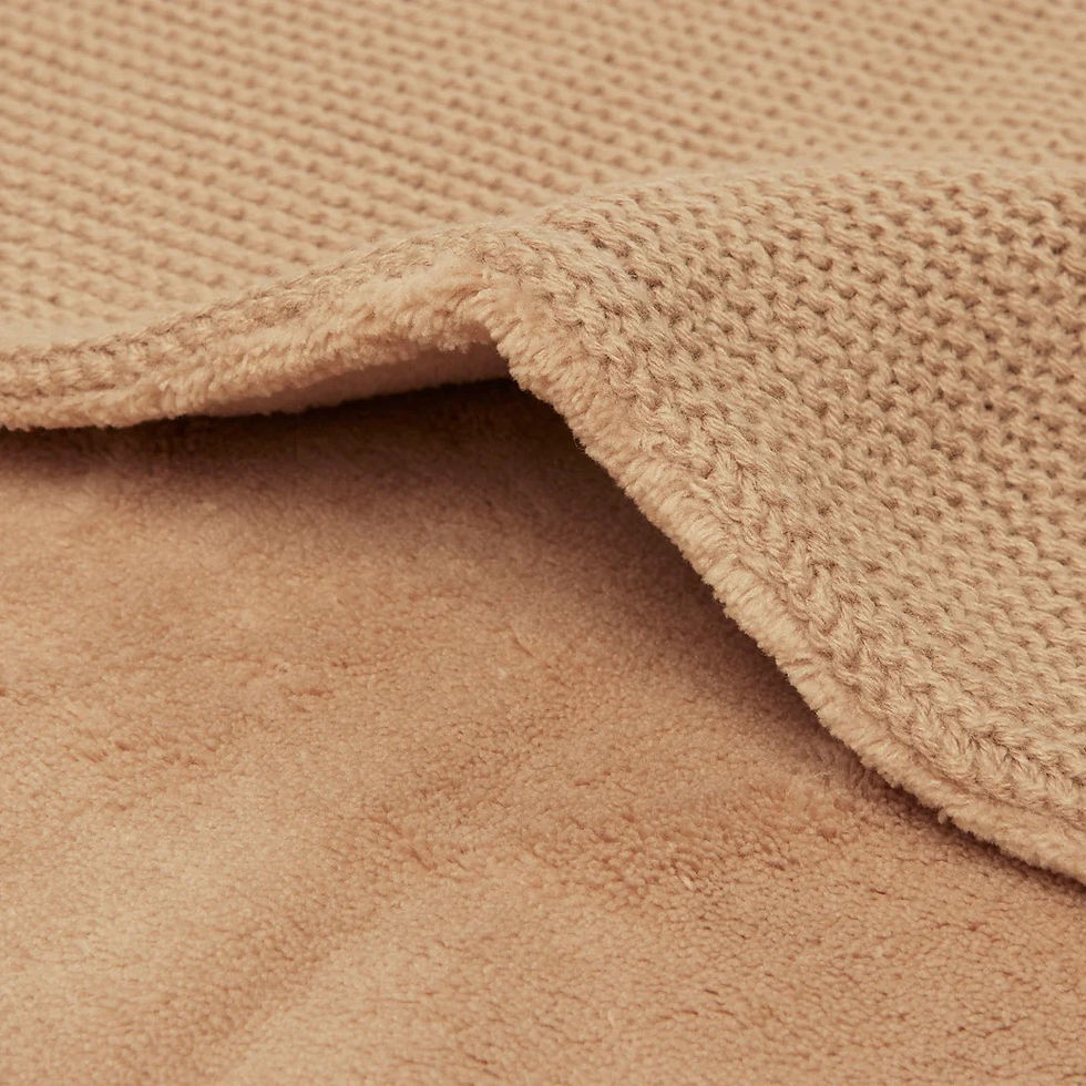 Thumbnail: BASIC KNIT FLEECE | biscuit