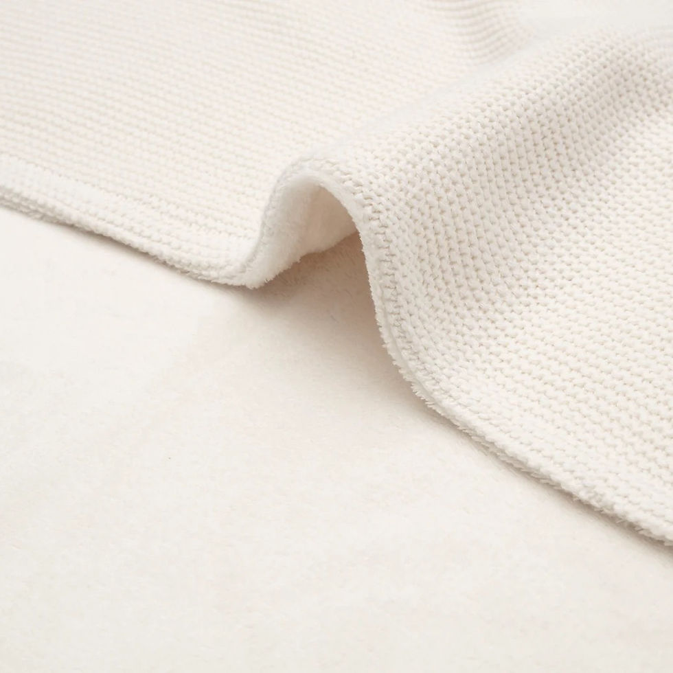 Thumbnail: BASIC KNIT FLEECE | ivory